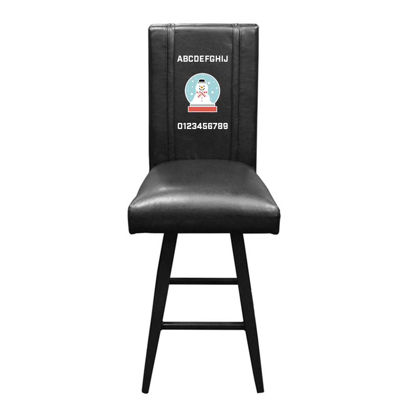 Personalized Holiday Logo Bar Stool Swivel 2000