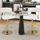 Swivel Barstool with Woven Back Set of 2 for Kitchen Island Cafe by LJGDeals