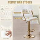 Swivel Barstool with Woven Back Set of 2 for Kitchen Island Cafe by LJGDeals
