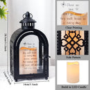 11'' High Memorial Lantern(Black)