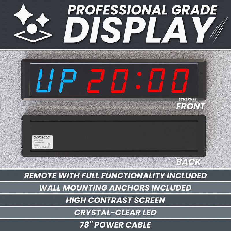 Synergee Programmable Interval Gym Timer