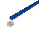 Cobalt Blue 0.5x12 Glossy Glass Pencil Tile Trim (10 pack, 0.5 sq ft/case)