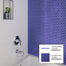 Cobalt Blue 0.5x12 Glossy Glass Pencil Tile Trim (10 pack, 0.5 sq ft/case)