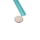 Sky Blue 0.5x12 Glossy Glass Pencil Tile Trim (10 pack, 0.5 sq ft/case) - Sample