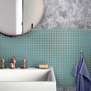 Sky Blue 12x12 Glossy Square Glass Mosaic Tile (10 pack, 9.67 sq ft/case)