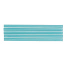 Sky Blue 0.5x12 Matte Glass Pencil Tile Trim (10 pack, 0.5 sq ft/case) - Sample