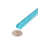 Sapphire Blue 0.5x12 Glossy Glass Pencil Tile Trim (10 pack, 0.5 sq ft/case)