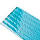 Sapphire Blue 0.5x12 Glossy Glass Pencil Tile Trim (10 pack, 0.5 sq ft/case)