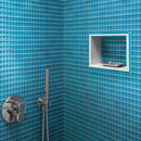 Sapphire Blue 12x12 Glossy Square Glass Mosaic Tile (10 pack, 9.67 sq ft/case) - Sample
