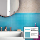 Sapphire Blue 12x12 Matte Square Glass Mosaic Tile (10 pack, 9.67 sq ft/case)