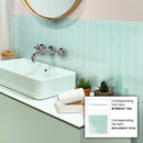 Blizzard Blue 3x12 Glossy Subway Glass Tile (20 pack, 5 sq ft/case)