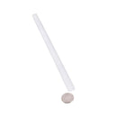 White 0.5x12 Matte Glass Pencil Tile Trim (10 pack, 0.5 sq ft/case)