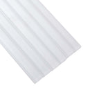 White 0.5x12 Matte Glass Pencil Tile Trim (10 pack, 0.5 sq ft/case)