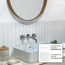 White 3x12 Matte Subway Glass Tile (20 pack, 5 sq ft/case)