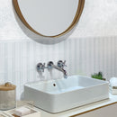 White 3x12 Matte Subway Glass Tile (20 pack, 5 sq ft/case) - Sample