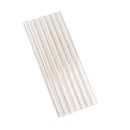 Light Gray 0.5x12 Glass Glossy Pencil Tile Trim (10 pack, 0.5 sq ft/case) by Apollo Tile