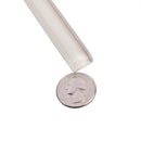 Light Gray 0.5x12 Glass Glossy Pencil Tile Trim (10 pack, 0.5 sq ft/case) by Apollo Tile
