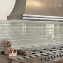 Lace White 3x6 Glossy Subway Glass Tile (40 pack, 5 sq ft/case) - Sample