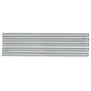 Gray 0.5x12 Glass Glossy Pencil Tile Trim (10 pack, 0.5 sq ft/case)