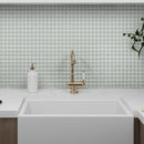 Gray 12x12 Matte Square Glass Mosaic Tile (10 pack, 9.67 sq ft/case) - Sample
