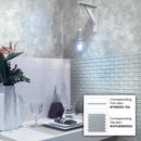 Gray 12x12 Glossy Brick Glass Mosaic Tile (5 pack, 4.92 sq ft/case)