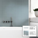 Stone Blue 12x12 Glossy Square Glass Mosaic Tile (10 pack, 9.67 sq ft/case)