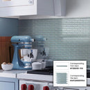 Stone Blue 12x12 Glossy Brick Glass Mosaic Tile (5 pack, 4.92 sq ft/case) by Apollo Tile