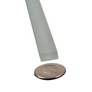 Fossil Gray 0.5x12 Matte Glass Pencil Tile Trim (10 pack, 0.5 sq ft/case)
