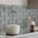 Stone Blue 3x6 Matte Subway Glass Tile (40 pack, 5 sq ft/case)