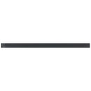 Dark Gray 0.5x12 Glass Glossy Pencil Tile Trim (10 pack, 0.5 sq ft/case)