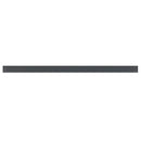 Dark Gray 0.5x12 Matte Glass Pencil Tile Trim (10 pack, 0.5 sq ft/case) - Sample