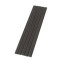 Ash Gray 0.6x12 Glass Glossy Pencil Tile Trim (10 pack, 0.5 sq ft/case)