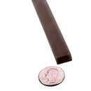Ash Gray 0.5x12 Matte Glass Pencil Tile Trim (10 pack, 0.5 sq ft/case)