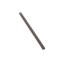 Ash Gray 0.5x12 Matte Glass Pencil Tile Trim (10 pack, 0.5 sq ft/case) - Sample