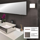 Ash Gray 12x12 Matte Square Glass Mosaic Tile (10 pack, 9.67 sq ft/case) - Sample