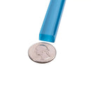 Cerulean Blue 0.5x12 Glossy Glass Pencil Tile Trim (10 pack, 0.5 sq ft/case) by Apollo Tile