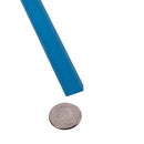 Cerulean Blue 0.5x12 Matte Glass Pencil Tile Trim (10 pack, 0.5 sq ft/case)
