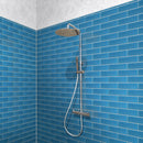 Cerulean Blue 3x12 Matte Subway Glass Tile (20 pack, 5 sq ft/case) - Sample