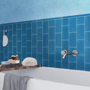 Cerulean Blue 3x6 Matte Subway Glass Tile (40 pack, 5 sq ft/case)