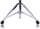 GRIFFIN Snare Stand & Drum Throne (2-Pack Set) - Chrome Percussion Hardware Kit with Double-Braced Lightweight Mount for Snares, Tom-Toms & Practice Pads - Slip-Proof Gear Tilter & Clamp Holder