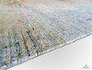 Contemporary Gabbeh (8'09"x11'02") aqua/coral