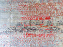 Contemporary Gabbeh (8'09"x11'02") aqua/coral