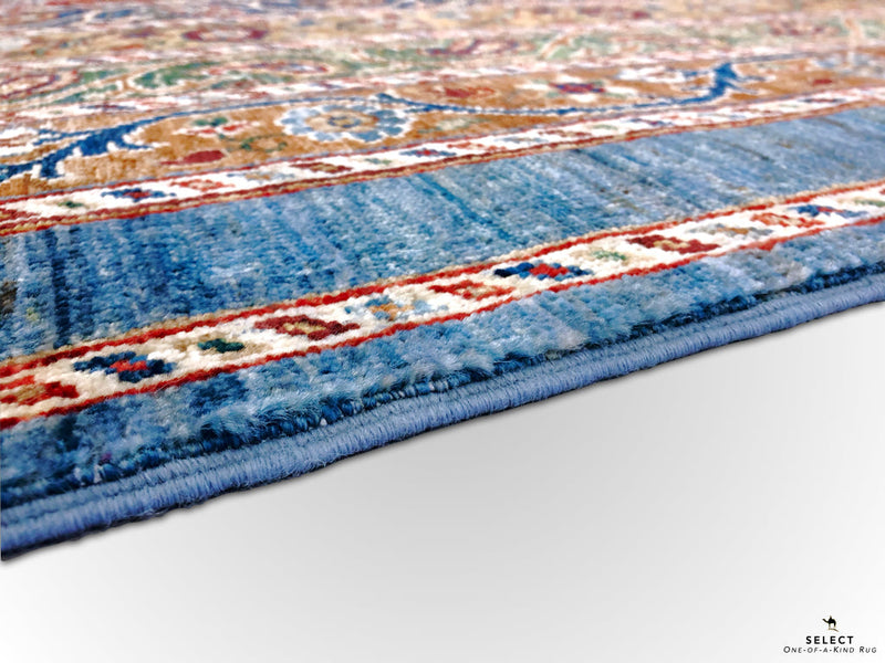Turkish Shawl mt/blue 11' Runner, photo 5 of 10