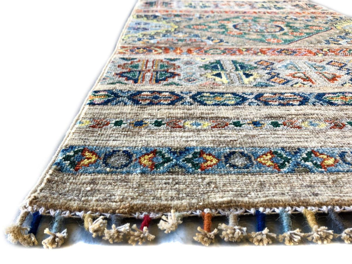 Afghan Khorjin bge/mt 12' Runner, photo 4 of 10