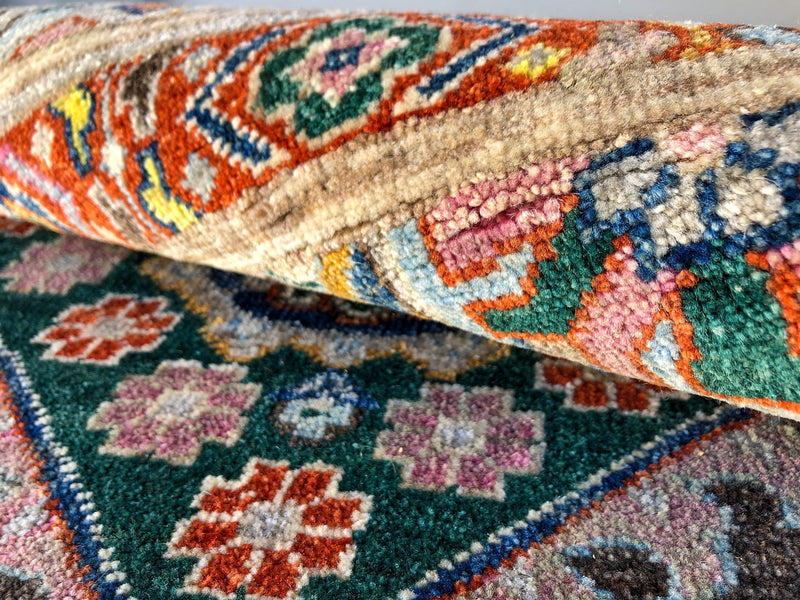 Afghan Khorjin bge/mt 12' Runner, photo 9 of 10