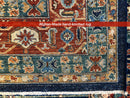 Afghan-Made Serapi (10'00"x13'10") navy/rust