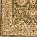 Chobi-Farahan (4'x10' Runner) green/gold