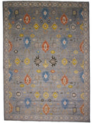 Afghan Oushak (10x14) gray