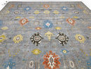 Afghan Oushak (10x14) gray