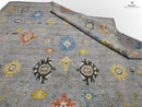 Afghan Oushak (10x14) gray